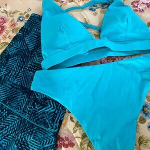 EUC 3 Pc Made for Life swimsuit/skort~Med